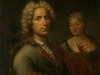 GG 774  GG 774, Johann Peter Haborg (tätig 1726 - 1738), Selbstbildnis, 1730, Leinwand, 79,8 x 69,5 cm : Portrait